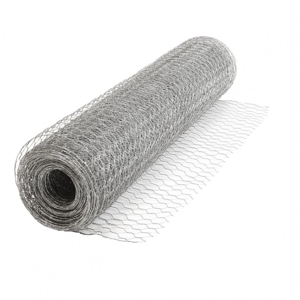 Sechseck-Geflecht 13 X 13 Mm Feuerverzinkt 0,5 X 10 M