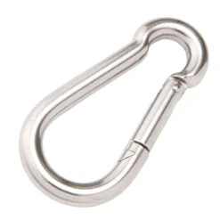 Karabiner 8 X 80 Mm Edelstahl Belastbarkeit 230 Kg