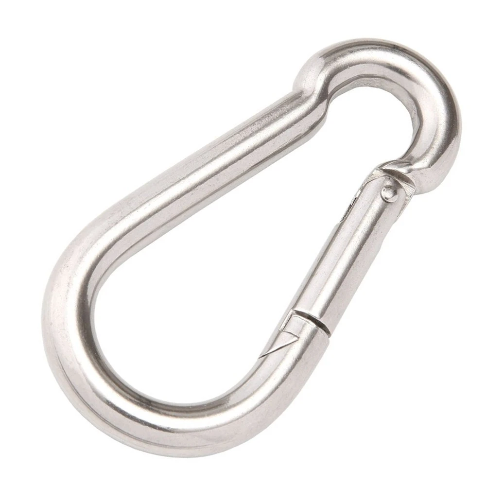 Karabiner 8 X 80 Mm Edelstahl Belastbarkeit 230 Kg