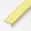 Treppen-Profil Breit 100 X 4,1 X 2,3 Cm Messing Gerillt Gelocht