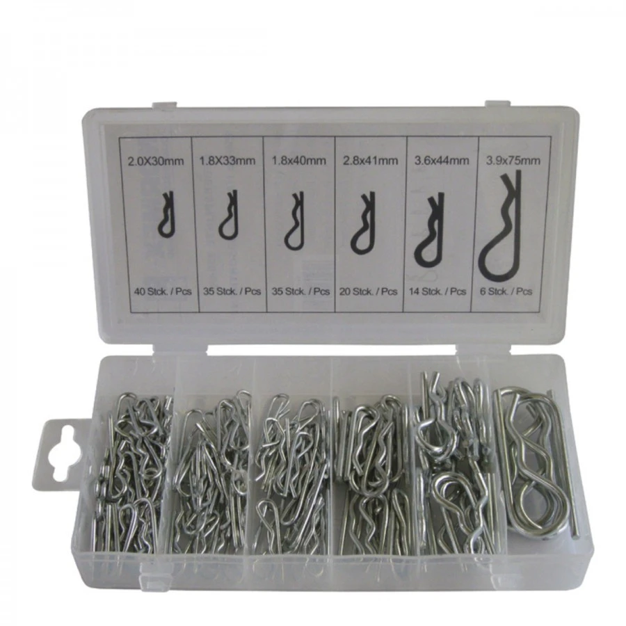 Normex Federsplinte 150tlg Splintsicherung Federstecker