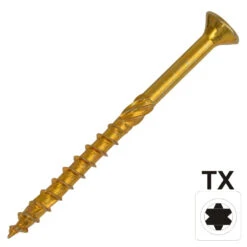 Konstruktionsschraube 8,0x280mm TX Senkkopf Teilgewinde Galv. Verzinkt