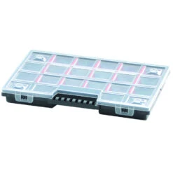 Prosperplast Sortimentskasten NOR12 290 X 195 X 35 Mm Schwarz Mit Deckel