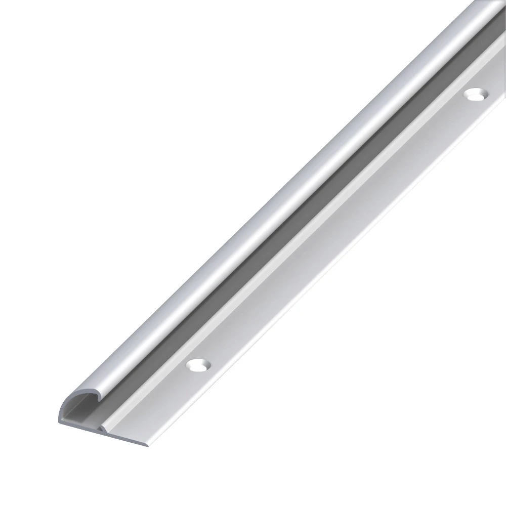 Abschluss-Einfass-Profil 26 X 13 Mm Teppichboden Silber Aluminium
