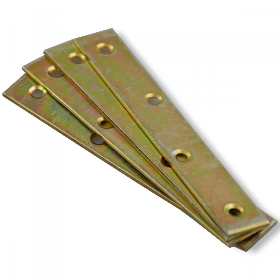 Verbindungsblech-Set 100 X 15 Mm 4tlg Gelb Verzinkt