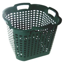 Fishbull Universal-Korb 25 Liter Aus Grünem Kunststoff, Drehstapelbar