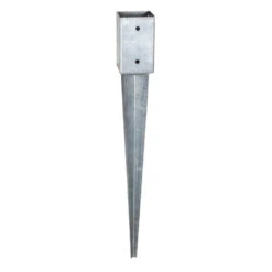 Einschlagbodenhülse 91x150x750x1,6mm Aus Stahl, Feuerverzinkt