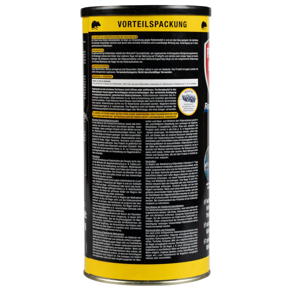 Protect Home Rodicum Ratten-Getreideköder 600 G Vorteilspackung – Bild 2