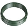 Bindedraht 25 M X 2 Mm Aus Stahldraht Mit Grüner Kunststoffummantelung
