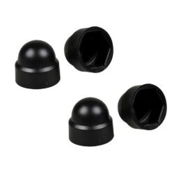 Abdeckkappen M10 Schwarz 4 Stück