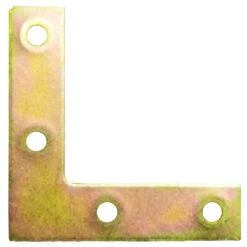 Flachwinkel-Set 30 X 30 X 10 Mm 8tlg Gelb Verzinkt