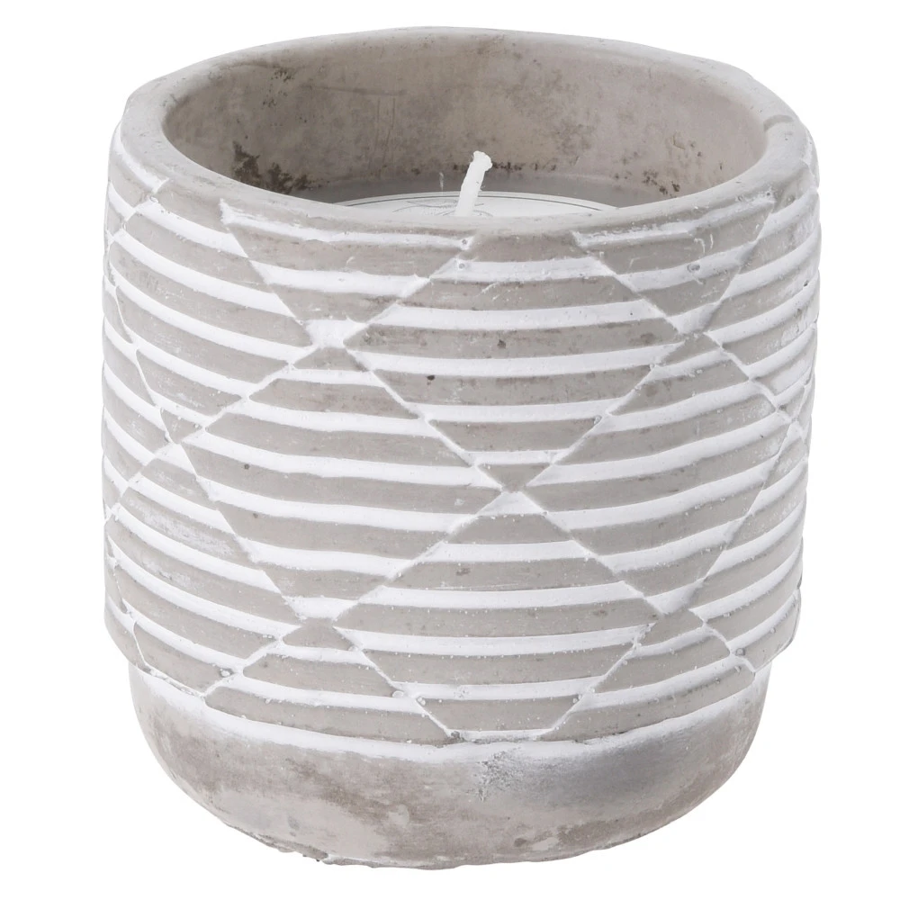 Citronellakerze Ă 7 X 7 Cm Im Betontopf