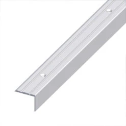 Treppen-Profil Schmal 200 X 2,5 X 2 Cm Aus Aluminium Silber