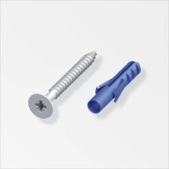 Set Senkkopfschrauben 57 X 75 X 10 Mm Verzinkt Mit Dübeln