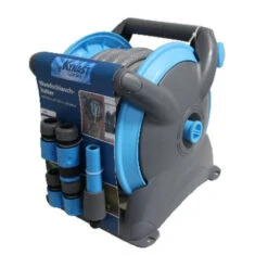 Schlauchhalter Garten Für Wandmontage Mit 15 M + 1 M Schlauch Und Zubehör