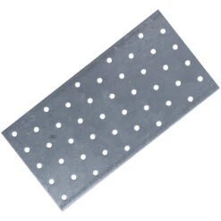 Lochplatten 100 X 200 Mm Aus Verzinktem Stahl