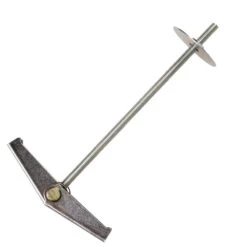 Federklappdübel FK M 4x100, 2 Stück Mit Unterlegscheibe Und Sechskantmutter