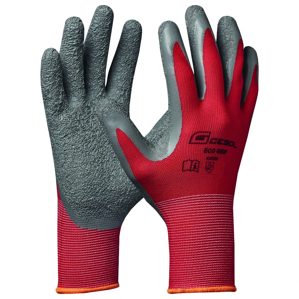Handschuhe Eco Grip Größe 8 Aus Polyester Mit Latex-Beschichtung