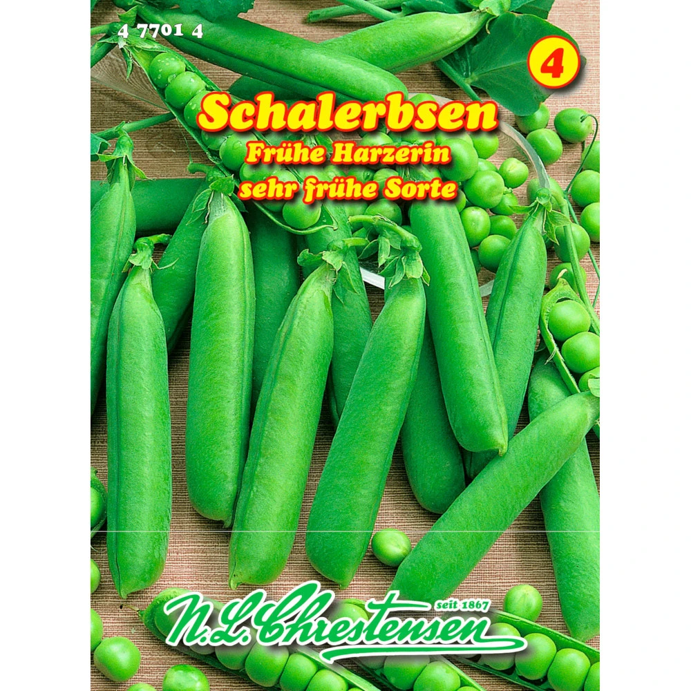 Saatgut Schalerbse Frühe Harzerin Frühe Sorte, Reicht Für Ca. 20 M²