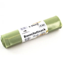 Bauschuttsack 60 Liter 5 Stück In Grün