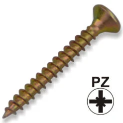 Spanplattenschraube 3,5x40 PZ Senkkopf Vollgewinde