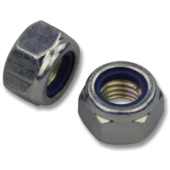 Sicherungsmutter M8 DIN 985 Mit Klemmring Galvanisch Verzinkt