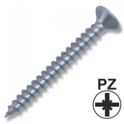 Spanplattenschraube 3,0 X 30 Senkkopf Vollgewinde PZ