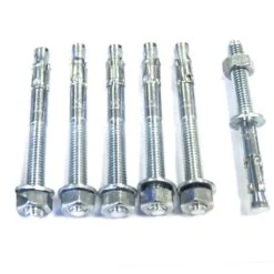 Keilanker 6Stk KDK 10-15/85 Galv. Verzinkt Mit Bauscheibe Mutter Bolzenanker