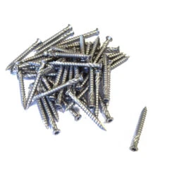 Terrassenschraube 50Stk 5,5x50mm TX C1 Edelstahl Schabenut Schaftfräser Schraube