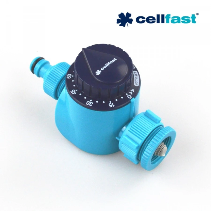Cellfast Bewässerungsuhr 120Min. Mechanisch Wasserzeitschaltuhr Bewässerungsautomat Timer