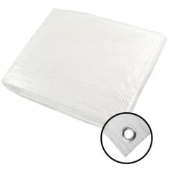 Gitter Abdeckplane 4 X 5 M 150 G/m² In Transparent