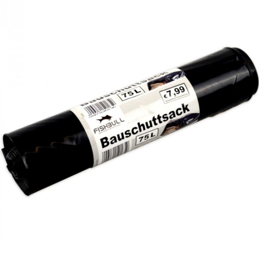 Bauschuttsack 75 Liter 575 X 1000 Mm 5 StĂŒck Schwarz