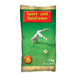 Sportrasen Samen 1kg 40m² Spielrasen Saatgut Rasensamen Rasen Saat Grassamen