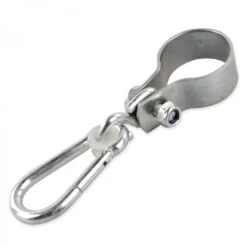 Schaukelhaken 50mm Schaukelschelle Manschettenhaken Karabinerhaken Rundschelle