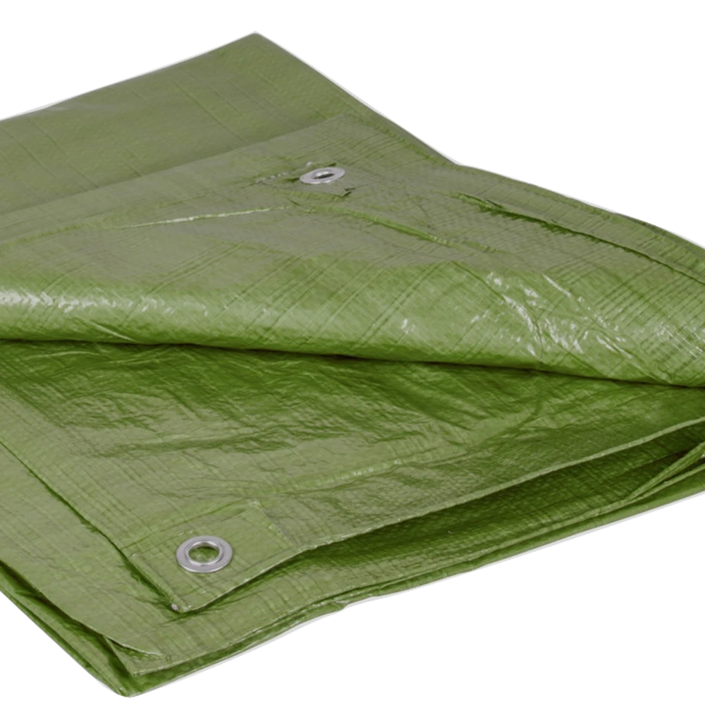 Abdeckplane 1,5 X 1,5 M 90 G/m² Grün