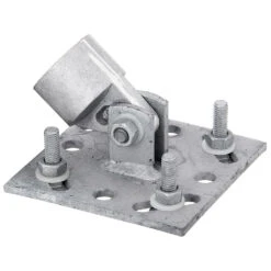 Strebenplatte Für Zaunstreben Mit Ø 34 Mm