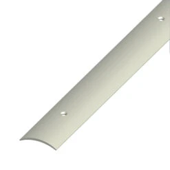 Übergangsprofil Gewölbt 100 X 3 X 0,5 Cm Aus Kunststoff Graubeige, Gelocht