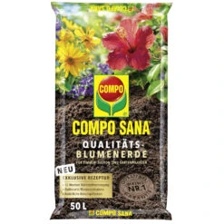 COMPO SANA® Qualitäts-Blumenerde 50 Liter