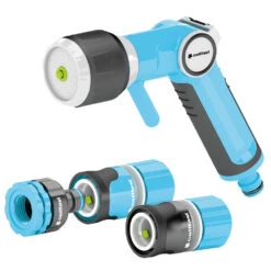 Cellfast Gartenbrausen-Set ERGO™ 4-teilig, 1/2" - 5/8", Mit Multifunktionaler Brause