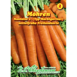Saatgut Speisemöhre Nantaise 2 Marktgärnter, Für Ca. 12 – 15 Lfd. Meter