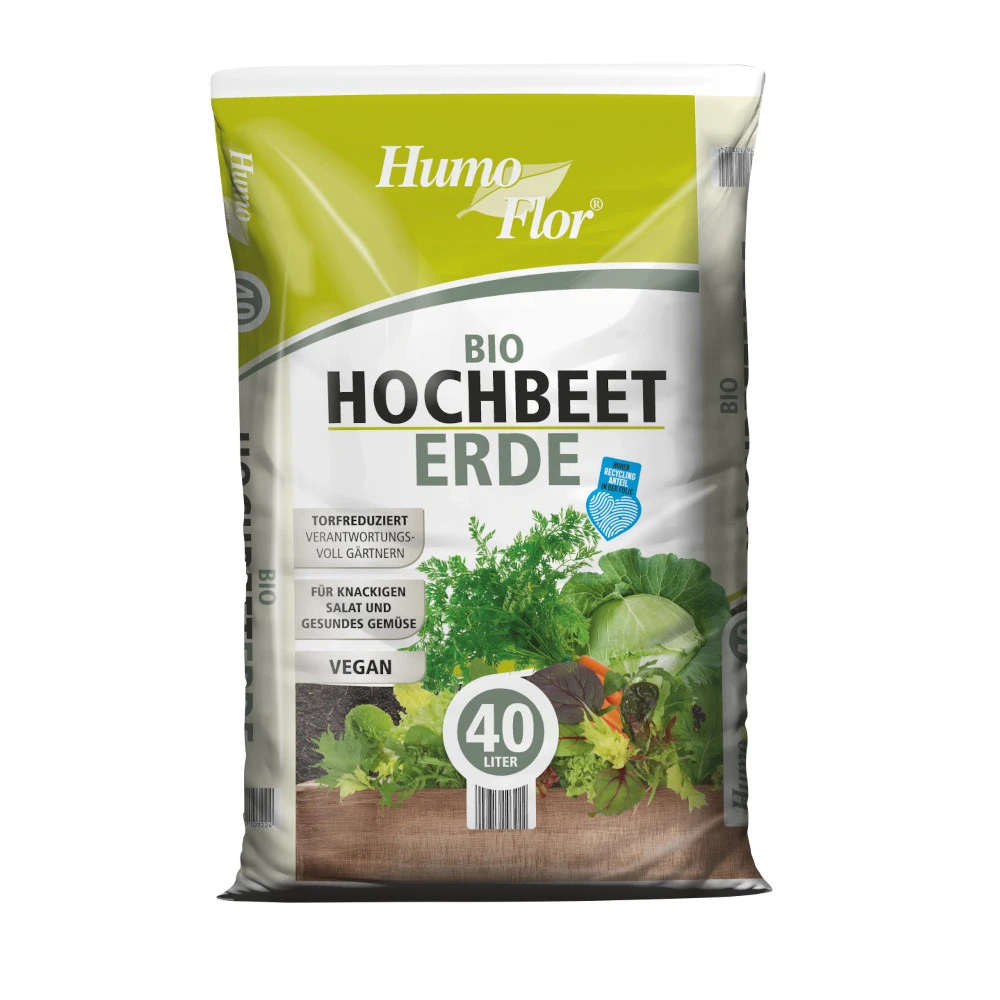 Humoflor Bio Hochbeeterde 40 Liter