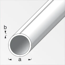 Rundrohr Alu Blank 7,5x1 Mm,1m