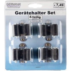 Gerätehalter-Set 4 Stück Aus Verzinktem Blech