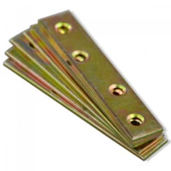 Verbindungsblech-Set 60 X 15 Mm 6tlg Gelb Verzinkt