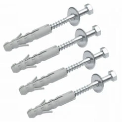 Schraubensatz Für Mauerhalter 4xSchrauben/Dübel/Unterlegscheiben Schraubenset