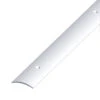 Übergangsprofil 30 X 5 Mm Silbereloxiert Gewölbt Gelocht