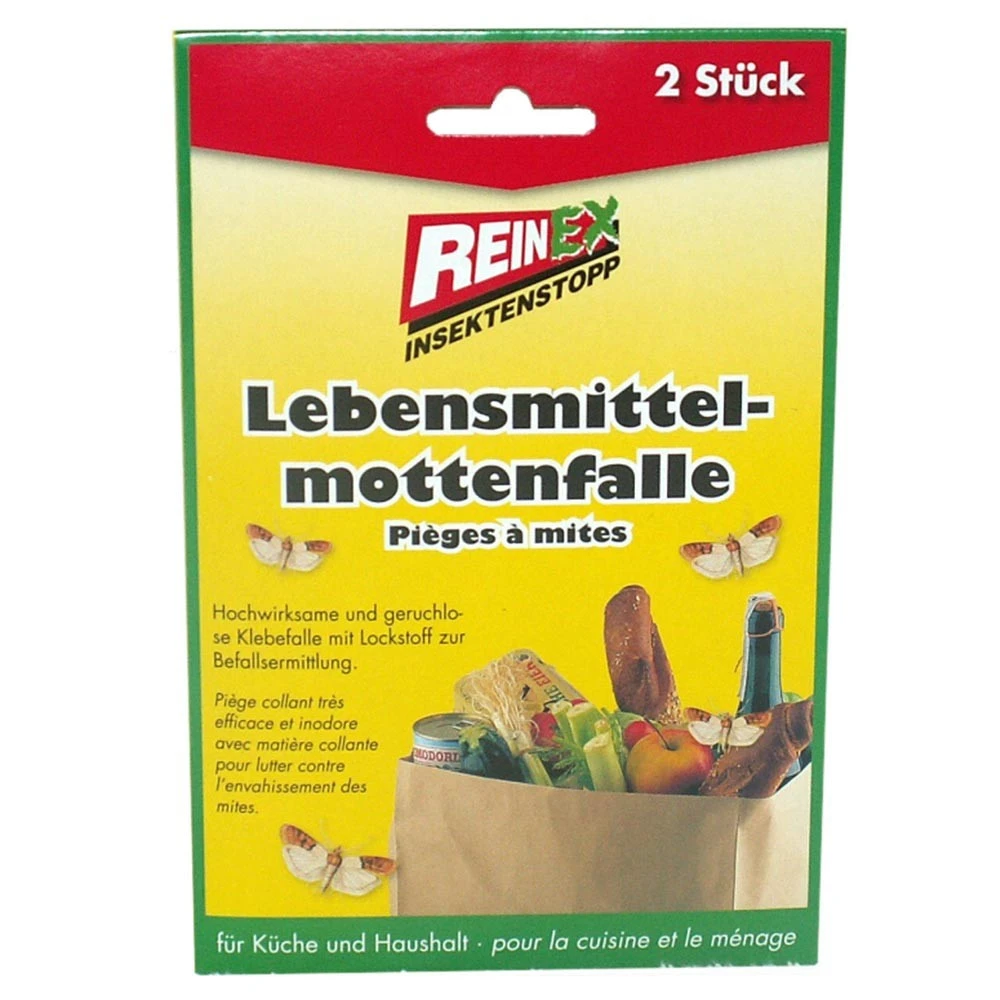 Reinex Lebensmittel-Mottenfalle, 2 StĂŒck