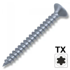 Spanplattenschraube 3,0x30mm A2 Edelstahl IVZ T-Profil TX Senkkopf Vollgewinde