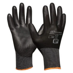 Arbeitshandschuhe Micro Flex Touch Größe 11 In Schwarz Mit PU-Beschichtung