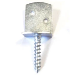 Flechtzaunbeschlag 35 X 30 X 40 Mm L-Form Aus Verzinktem Metall